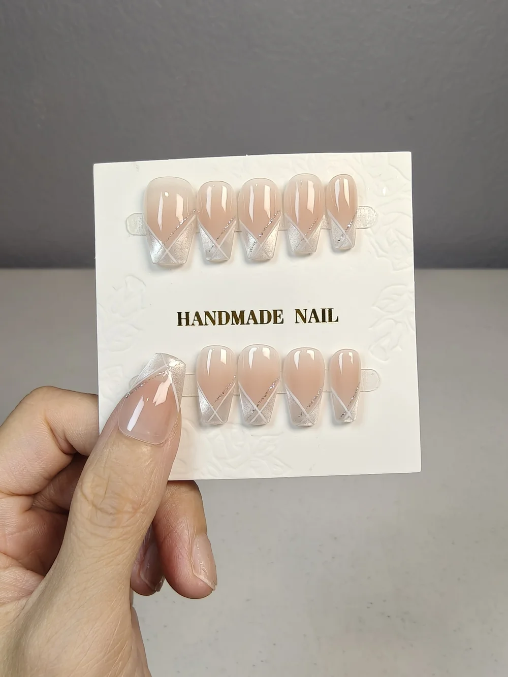 Handmade delicate white